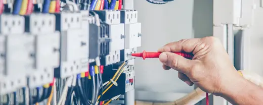 Completed electrical work